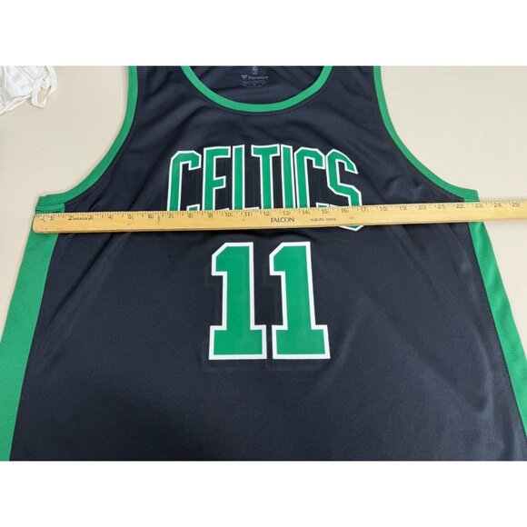 Fanatics Men XL Celtics Irving #11 Black Jersey EUC - Picture 5 of 6